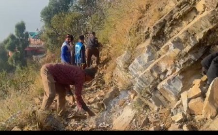 नेताओं से गुहार लगा कर हारे डाहर के ग्रामीण अपने हाथों से बनाएंगे सड़क 