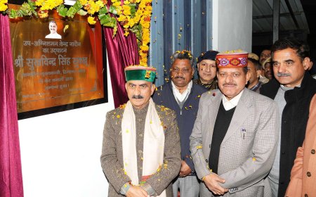 मुख्यमंत्री ने नादौन में अग्निशमन उप-केन्द्र का किया उद्घाटन  