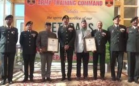 देश की सेवा करने के लिए नौवें वेटरन्स डे पर शिमला ARTRAC में चार पूर्व सैनिकों को किया सम्मानित