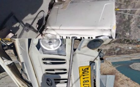 किन्नौर के स्पिलो-कानम संपर्क सडक़ पर बोलेरो कैंपर दुर्घटनाग्रस्त, हादसे में दो लोगों की मौत