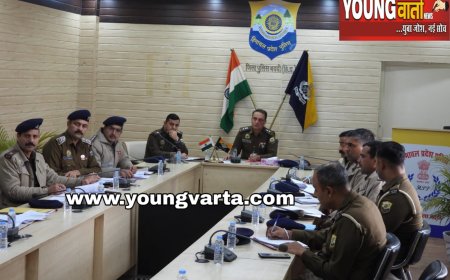 पुलिस की मासिक अपराध समीक्षा बैठक में गंभीर अपराधों और अनसुलझे मामलों की प्रगति पर चर्चा