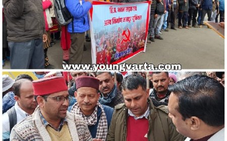 सीटू ने श्रमिक कल्याण बोर्ड के अध्यक्ष व सचिव का किया घेराव