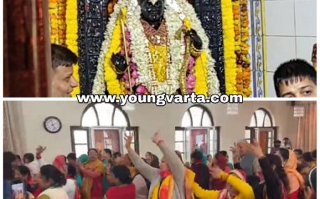 पावंटा साहिब के यमुना मंदिर में मूर्ति प्राण प्रतिष्ठा कार्यक्रम का आयोजन