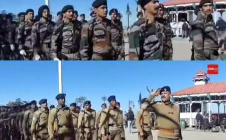 रिज मैदान पर गणतंत्र दिवस परेड में 25 विभिन्न टुकड़ियां लेंगी हिस्सा, पुलिस अधीक्षक संजीव कुमार गांधी ने लिया जायजा 