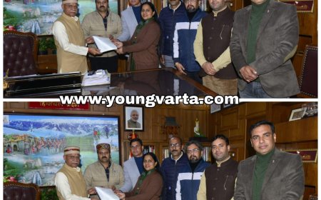 हिमाचल में सरकारी कर्मचारियों की भर्ती एवं सेवा शर्तें विधेयक, 2024 पर विचार करवाने के लिए राज्यपाल से मिला शिक्षक संघ