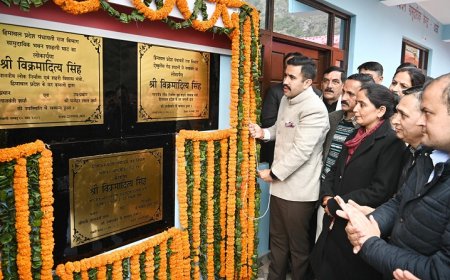 लोक निर्माण मंत्री ने थाची-रेहाना सड़क पर 1.13 करोड़ से निर्मित पुल का किया शुभारंभ