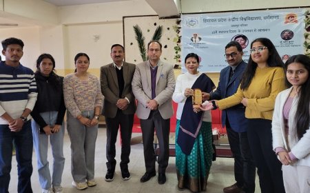 केंद्रीय विवि राष्ट्रीय गणित दिवस समारोह का समापन,पाई अंक प्रतियोगिता में गरिमा व पोस्टर प्रतियोगिता में रुचिका अव्वल 