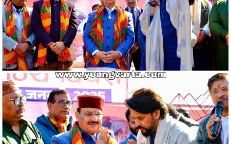 भारत की विकास यात्रा में हिमाचल का महत्वपूर्ण योगदान : जगत प्रकाश नड्डा