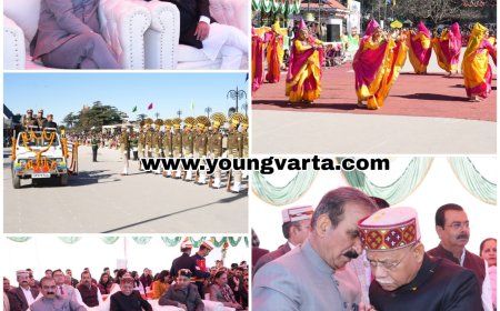 राज्यभर में गणतन्त्र दिवस की धूम, शिमला में राज्यपाल ने रिज पर फहराया तिरंगा