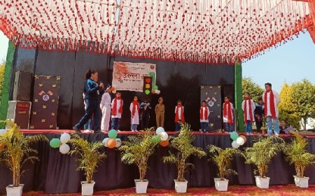 पांवटा के "द रोज ऑर्किड वर्ल्ड स्कूल में "उल्लास" का आयोजन: छात्रों ने दिखाया अपनी प्रतिभा का जलवा