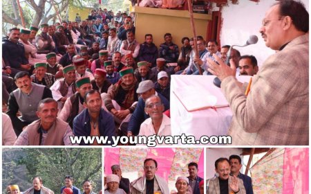 शिलाई विधानसभा क्षेत्र का समग्र विकास मेरी प्राथमिकता : हर्षवर्धन चौहान