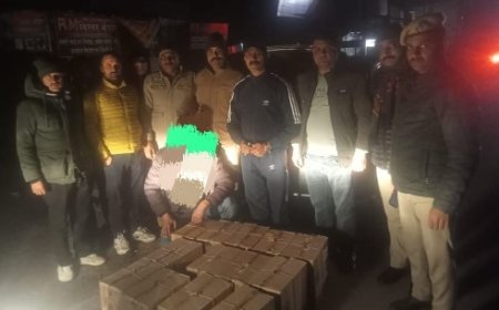 पावंटा साहिब के बद्रीपुर में पुलिस ने पकड़ा अवैध शराब का जखीरा