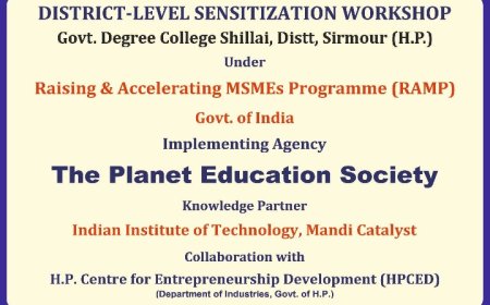 सिरमौर का पहला प्री-ग्रामीण उष्मायन केंद्र बना राजकीय महाविद्यालय शिलाई