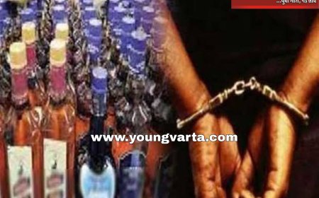 शराब माफिया के खिलाफ़ पुलिस की सर्जिकल स्ट्राइक , ट्रक से पकड़ी 700 पेटियाँ देशी शराब