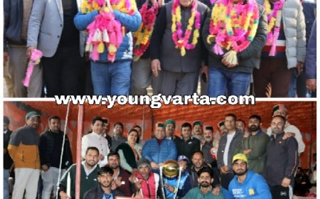 विधानसभा उपाध्यक्ष ने लाना पालर किक्रेट प्रतियोगिता के समापन समारोह में की शिरकत  