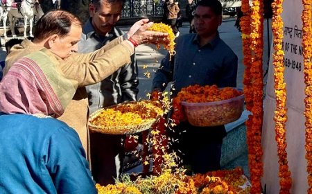 गांधी जी ने दिखाया सत्यनिष्ठा एवं अहिंसा का मार्ग,विधानसभा अध्यक्ष ने महात्मा गांधी को दी श्रद्धांजलि
