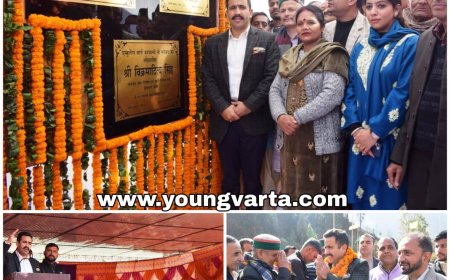 शीघ्र पक्की होगी शिमला ग्रामीण विस क्षेत्र की भाग्य रेखाएं , सड़कों के लोकार्पण पर बोले , लोक निर्माण मंत्री विक्रमादित्य सिंह