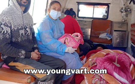 108 एंबुलेंस कर्मियों ने फिर करवाया सफल प्रसव , मधुबन की गीता को अस्पताल पहुंचने से पहले मिला कन्या रत्न 