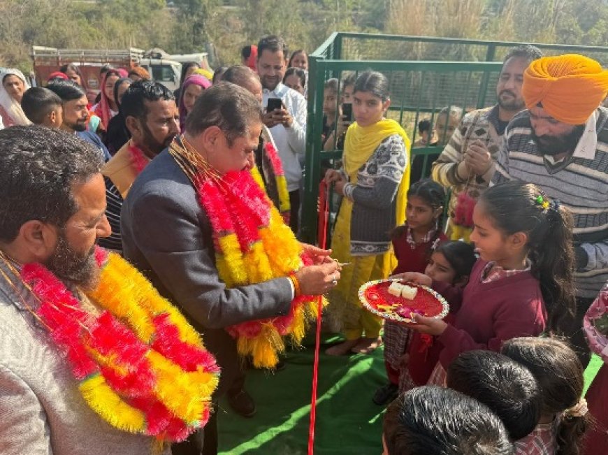 विद्यालयों में बेहतर अधोसंरचना निर्माण के लिए प्रदेश सरकार प्रतिबद्ध : राम कुमार