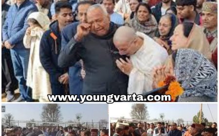 राजकीय सम्मान के साथ पंचतत्व में विलीन हुए पूर्व मंत्री किशन कपूर , पुत्र शाश्वत ने दी मुखाग्नि , अंतिम यात्रा में शामिल हुए भाजपा नेता