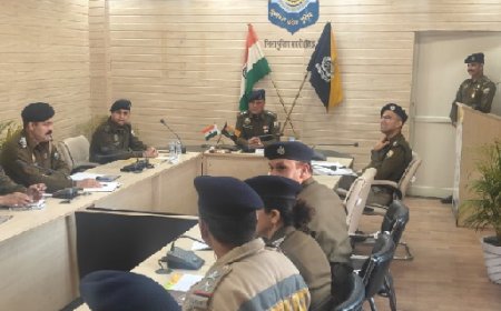 पुलिस जिला बद्दी की मासिक अपराध समीक्षा बैठक और पुलिस कल्याण बैठक का आयोजन