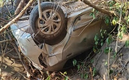 बरात लेकर वापस जा रही कार दुर्घटनाग्रस्त, हादसे में एक की मौत, तीन घायल