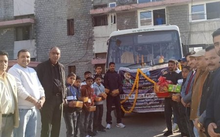 बाल आश्रम सुजानपुर के बच्चे तीन दिवसीय शैक्षणिक भ्रमण पर रवाना  