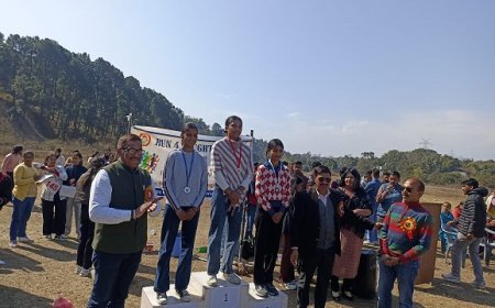 बेटी बचाओ बेटी पढ़ाओ योजना के अंतर्गत महाविद्यालय भोरंज में मैराथन का आयोजन