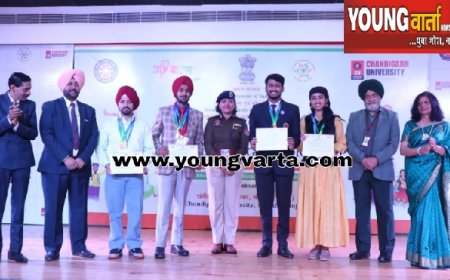 राष्ट्रीय स्तरीय क्विज प्रतियोगिता में नाहन महाविद्यालय के रमन कुमार प्रथम 