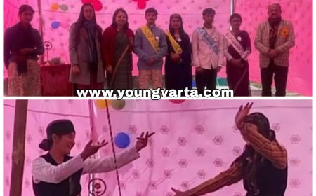 नौहराधार डिग्री कॉलेज में विदाई समारोह आयोजित , नितिका शर्मा फेयरवेल राजीव मिस्टर चुना फेयरवेल