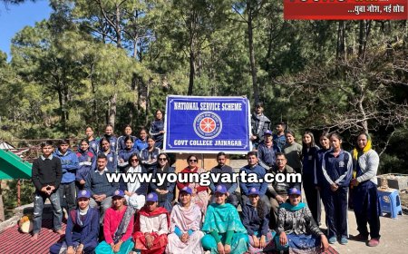 जयनगर कॉलेज में सात दिवसीय एनएसएस शिविर में बविता व भारती चुने बेस्ट एनएसएस स्वयंसेवी