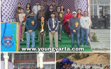 खेलेगा युवा तो खिलेगा इंडिया थीम पर शिलाई महाविद्यालय में आयोजित हुई खेल प्रतियोगिताएं