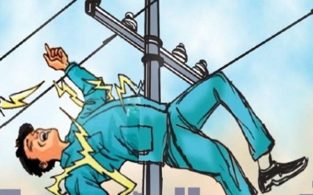 दर्दनाक : ड्यूटी के दौरान असिस्टेंट लाइनमैन की करंट लगने से मौत 