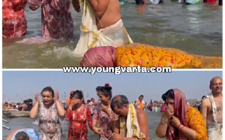 मुख्यमंत्री सुखविंदर सिंह सुक्खू ने प्रयागराज, महाकुंभ में त्रिवेणी संगम पर सपरिवार लगाई डुबकी  