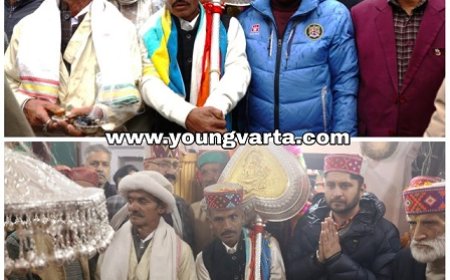  रिमझिम फुहारों के बीच मंडी पहुंचे बड़ा देव कमरूनाग, जिला प्रशासन ने किया स्वागत