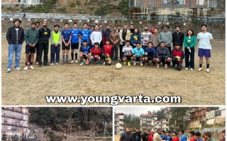 अनोखी पहल : शिमला में विद्यार्थी परिषद द्वारा खेलो भारत के माध्यम से फुटबॉल टूर्नामेंट का आयोजन 