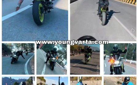 शिमला के युवक को महंगा पड़ा खतरनाक बाइक स्टंट , सोशल मीडिया पर वीडियो वायरल होने के बाद पुलिस गिरफ्त में स्टंडबाज 