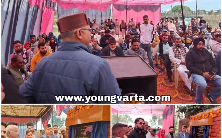 नाहन विधानसभा में विकास कार्यों को मिली नई गति , विधायक अजय सोलंकी मिश्रवाला और सैनवाला में किये भवनों के शिलान्यास