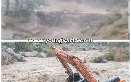 मुल्थान में बादल फटने से भारी नुकसान, घरों व अस्पताल परिसर में घुसा मलबा,चार वाहन क्षतिग्रस्त