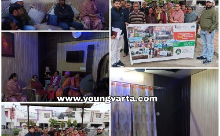 पांवटा साहिब में सरकार द्वारा आयोजित "स्वच्छ शहर समृद्ध शहर" अभियान के अंतर्गत समाधान शिविर का आयोजन 