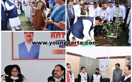 आरएचटीसी की प्रगति की निगरानी की और संस्थान की स्वास्थ्य सुविधाओं को बढ़ाने में केंद्र सरकार देगी सहयोग : जेपी नड्डा