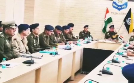 एसपी कार्यालय बद्दी में मासिक क्राइम बैठक का आयोजन,अधिकारियों को जरूरी दिशा निर्देश जारी