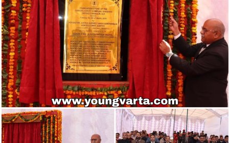 मुख्य न्यायाधीश गुरमीत सिंह संधावालिया ने सराहां में बनने वाले न्यायिक अदालत परिसर का वर्चुअल किया शिलान्यास