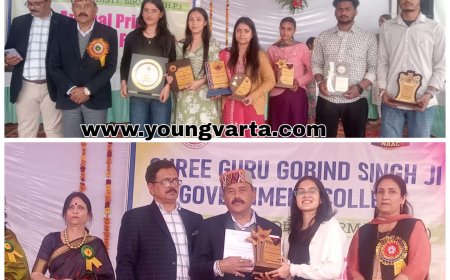 गुरु गोविद सिंह महाविद्यालय पांवटा साहिब के वार्षिक समारोह में पूर्व विधायक चौधरी किरनेश जंग ने नवाजे मेधावी 