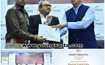 लाहौल-स्पीति पुलिस ने जीता अनिमेष नेत्रम परियोजना के लिए प्रतिष्ठित फिक्की पुरस्कार , दिल्ली में मिला अवॉर्ड
