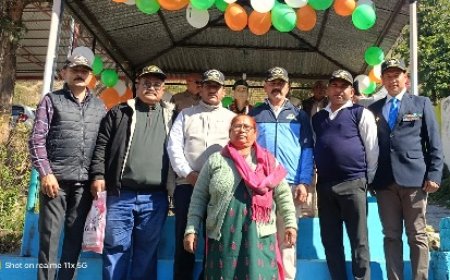 राजपुर में अमर शहीद समीर के समृतिस्थल पर श्रद्धांजलि सभा का आयोजन