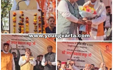 मानसिक दिवालियापन के दौर से गुजर रही कांग्रेस , स्वास्थ्य मंत्री होने के नाते आंखें ठीक कर सकता हूं पर रोशनी नहीं दे सकता : नड्डा 