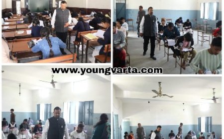 जिलाधिकारी कर्मेंद्र सिंह ने उत्तराखंड बोर्ड परीक्षा केन्द्र नेशनल इंटर कालेज धनौरी का किया निरीक्षण