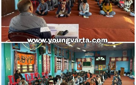  अखिल भारतीय विद्यार्थी परिषद हिमाचल वि•वि• इकाई का अभ्यास वर्ग शुरू : आशीष शर्मा 