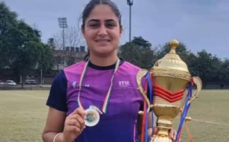 हॉकी के क्षेत्र में कड़ी मेहनत और लग्न से अपनी अलग पहचान स्थापित करतीं जा रही युवा चेहरा महिमा पुंडीर